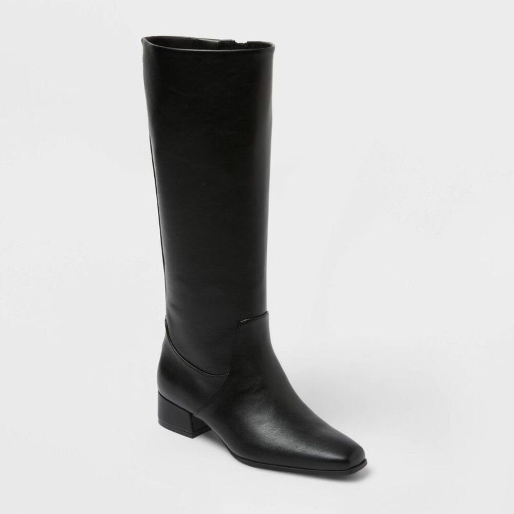 Women’s Rhi Boots with Memory Foam Insole – Universal Thread Black 9.5